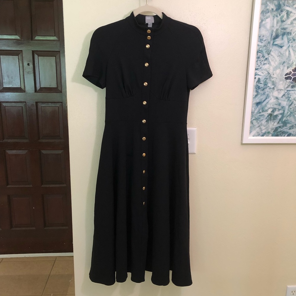 ASOS Black Button-up Dress